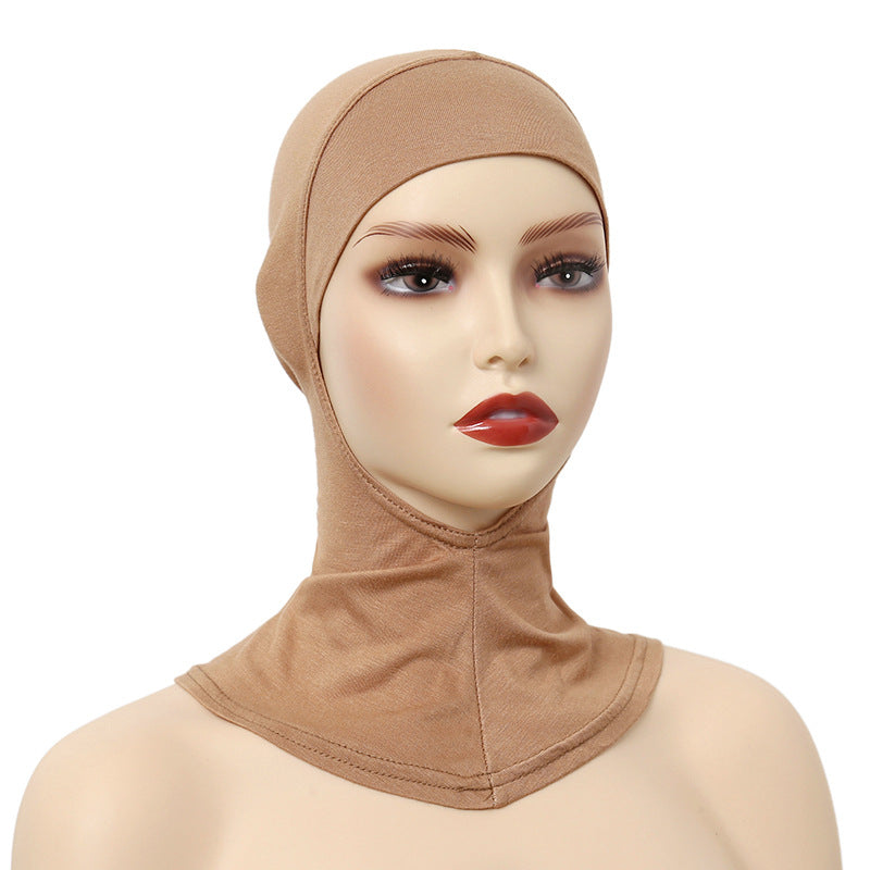 Modal Cotton Elastic Headscarf Cap, Hijab Cap, Sports Hijab