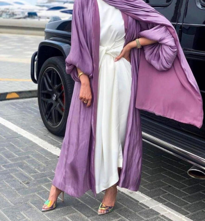 Puff Sleeved Summer Abaya Cape