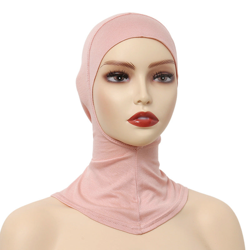 Modal Cotton Elastic Headscarf Cap, Hijab Cap, Sports Hijab