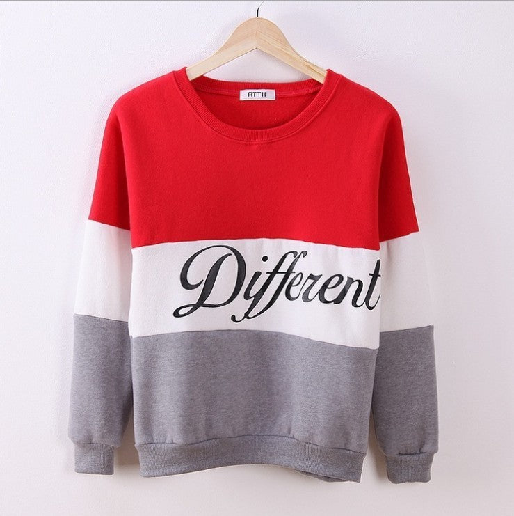 Colorblock Alphabet Sweatshirt