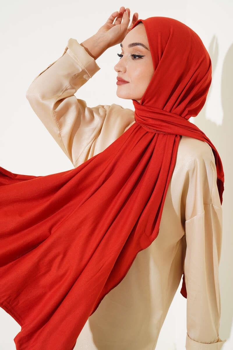 Plain Combed Cotton Hijab Shawl — Stone & Tile