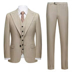 Men’s Three-pieces Slim-fitting Suit