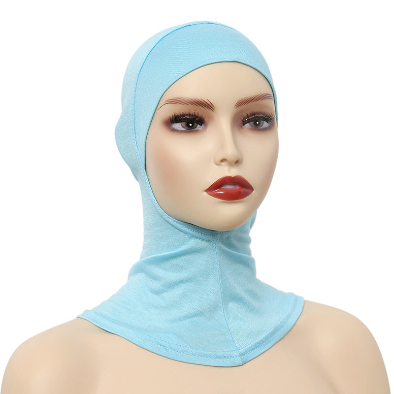 Modal Cotton Elastic Headscarf Cap, Hijab Cap, Sports Hijab