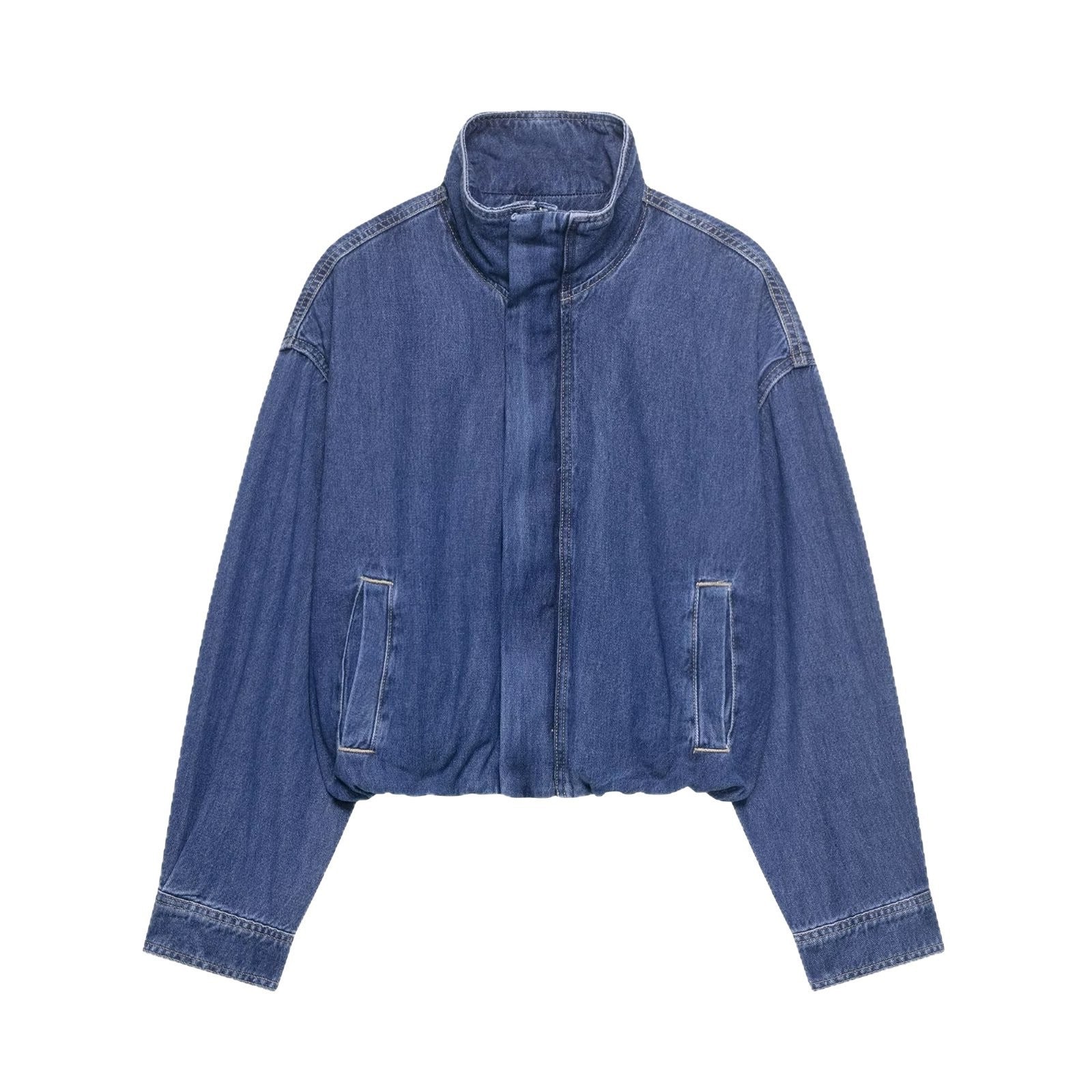 Classic Blue Denim Jacket – Timeless Outerwear for Women