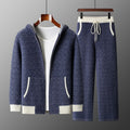 Men's Hooded Casual Sweater Set