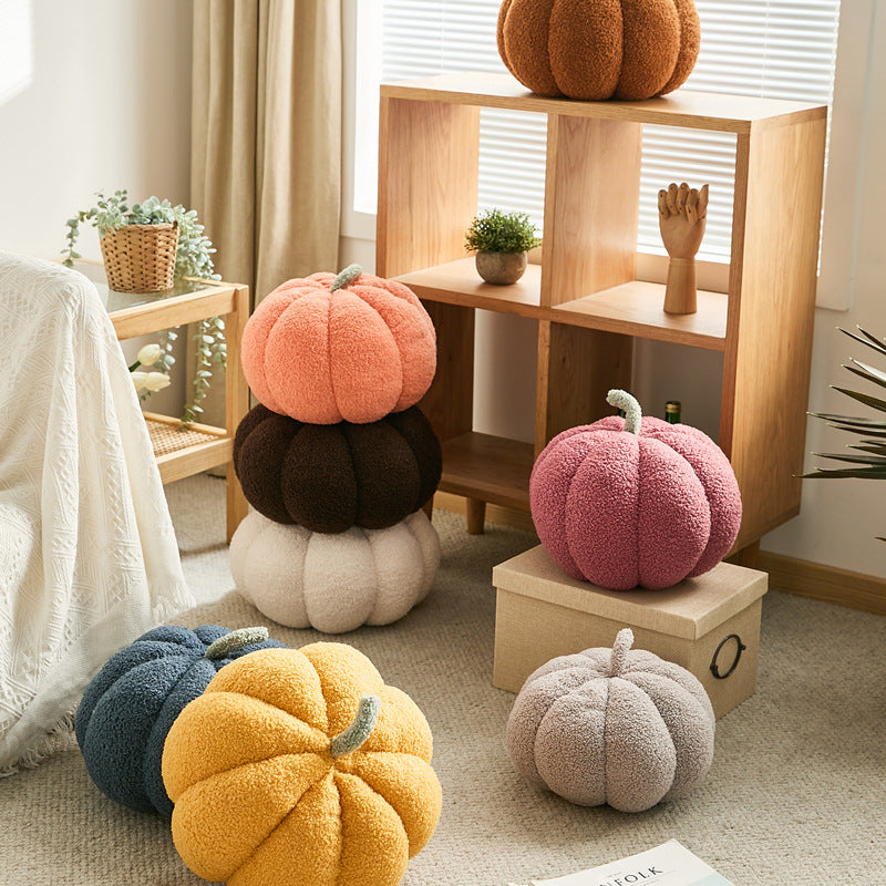 Nordic Plush Pumpkin Pillow