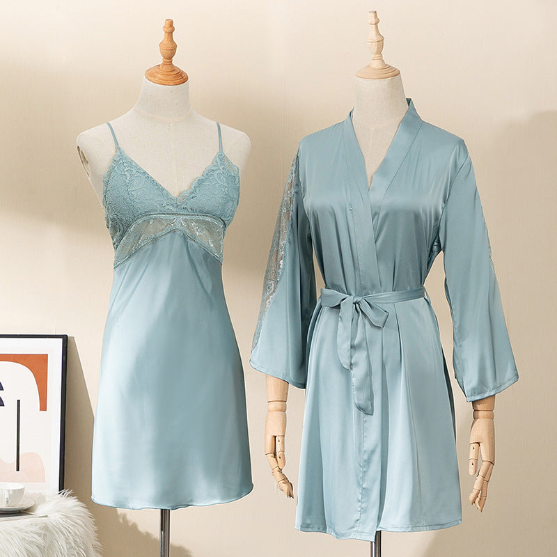 Women's Two-Pieces Summer Sleeping Gown Set