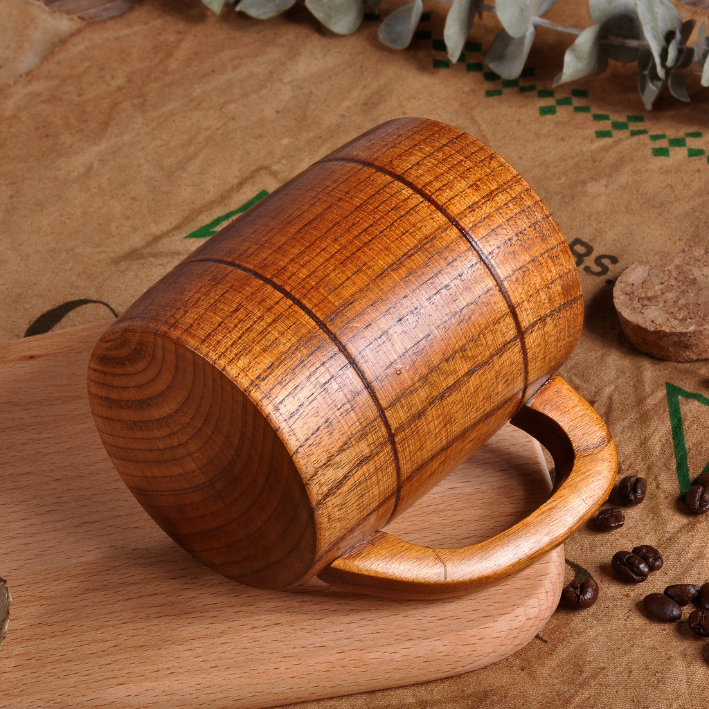 Handcrafted Jujube Wood Mug | Sustainable Drinkware