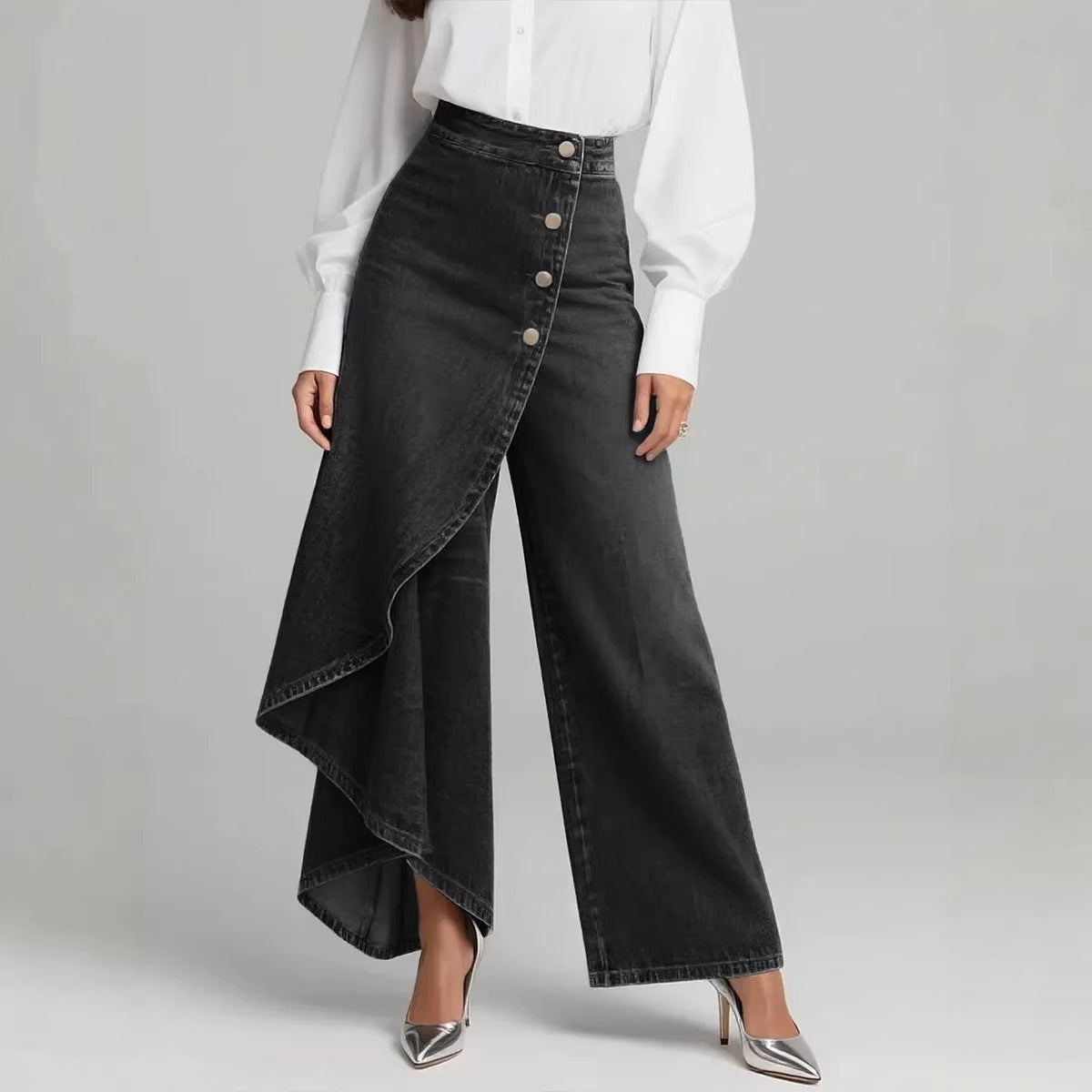Women's Casual Denim-Style Pants | Premium Modest Fashion