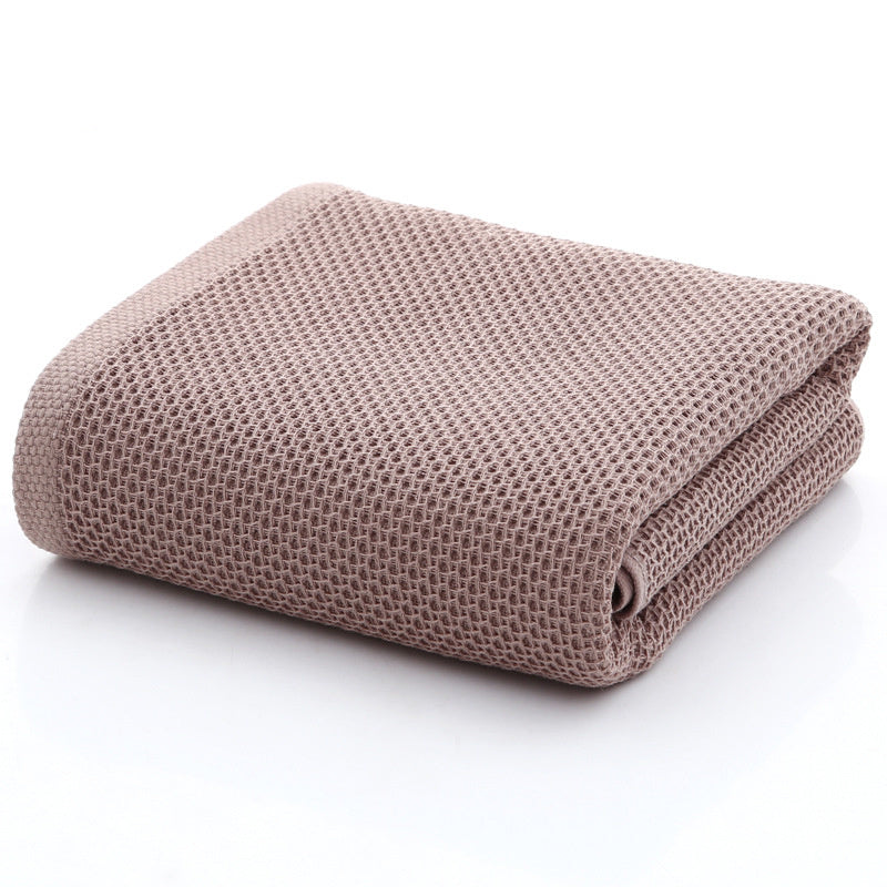 Honeycomb Weave Cotton Luxury Bath Towel