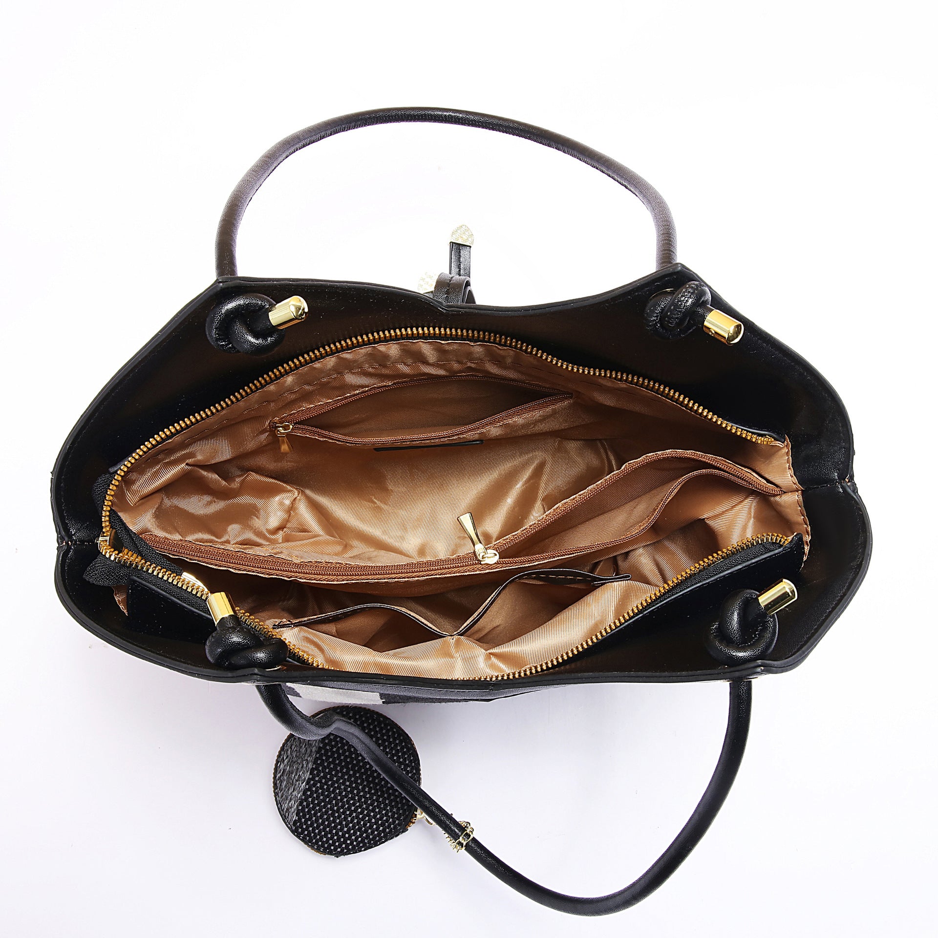 Premium Colour-Block Tote Bag | High-Capacity Everyday Handbag