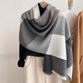 Women's Multicoloured Crinkled Cashmere All-Matching Shawl