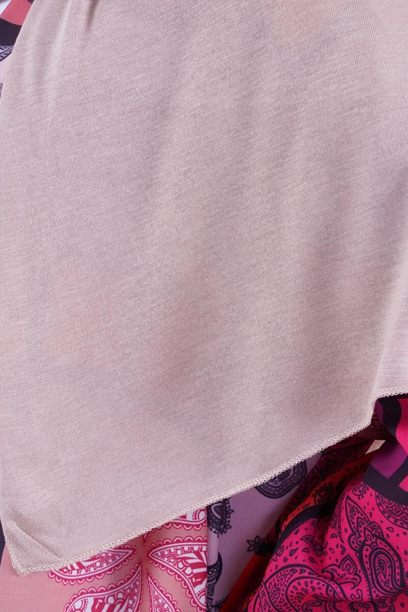 Viscose Crepe Shawl – Dusty Rose