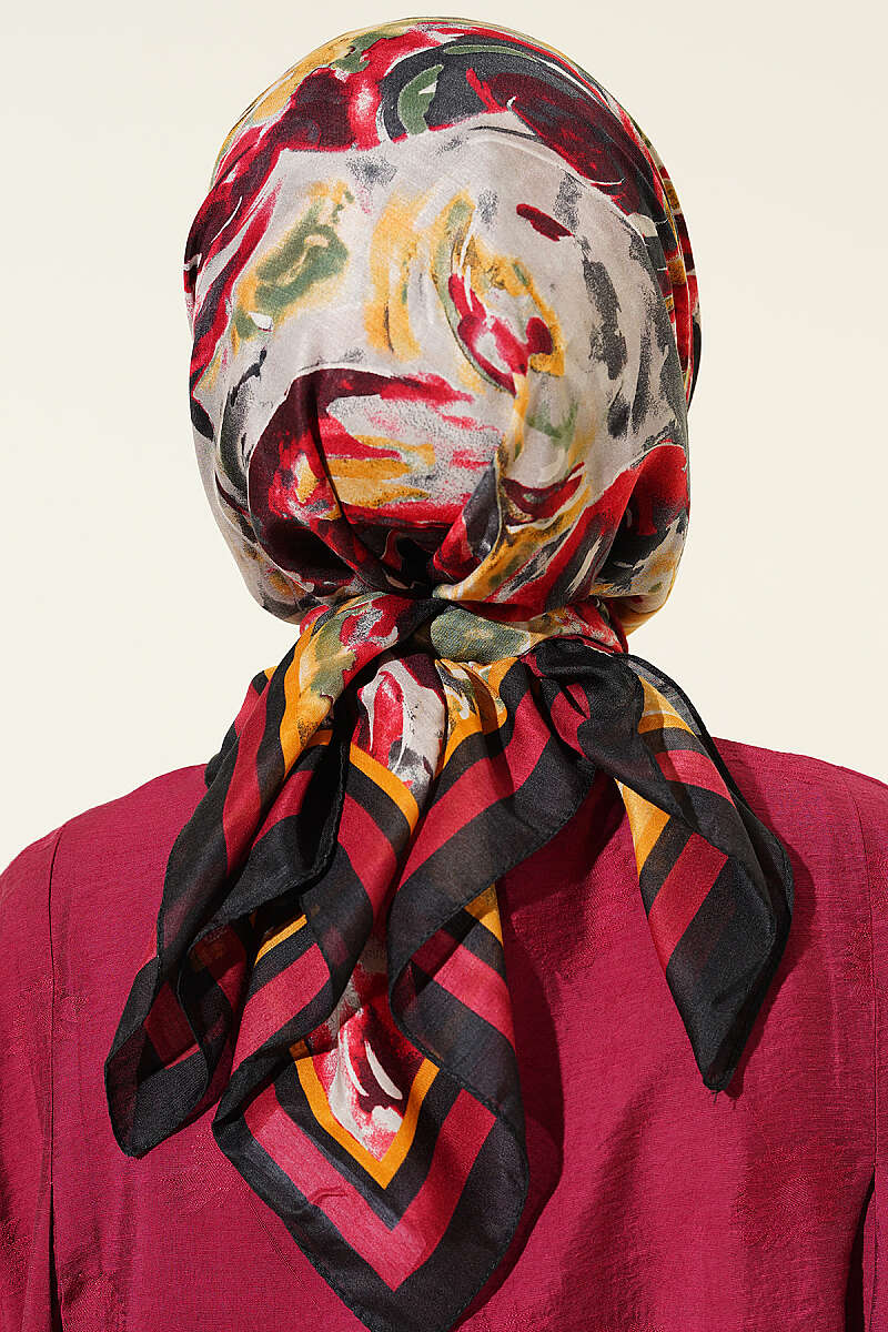 Patterned Premium Summer Square Scarf