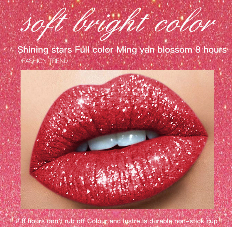 Pudaier Glitter Flip Matt Schimmer Lipgloss