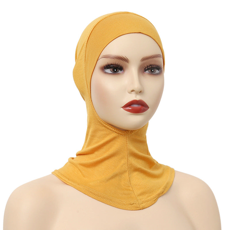 Modal Cotton Elastic Headscarf Cap, Hijab Cap, Sports Hijab