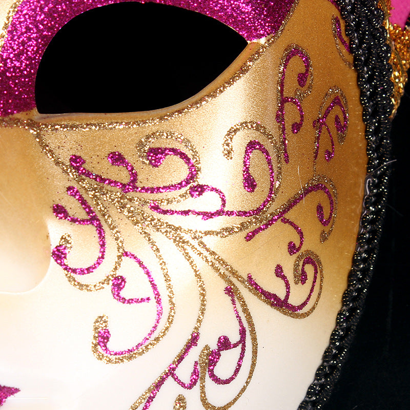 Venetian Masquerade Mask | Full Face Decorative Statement Piece