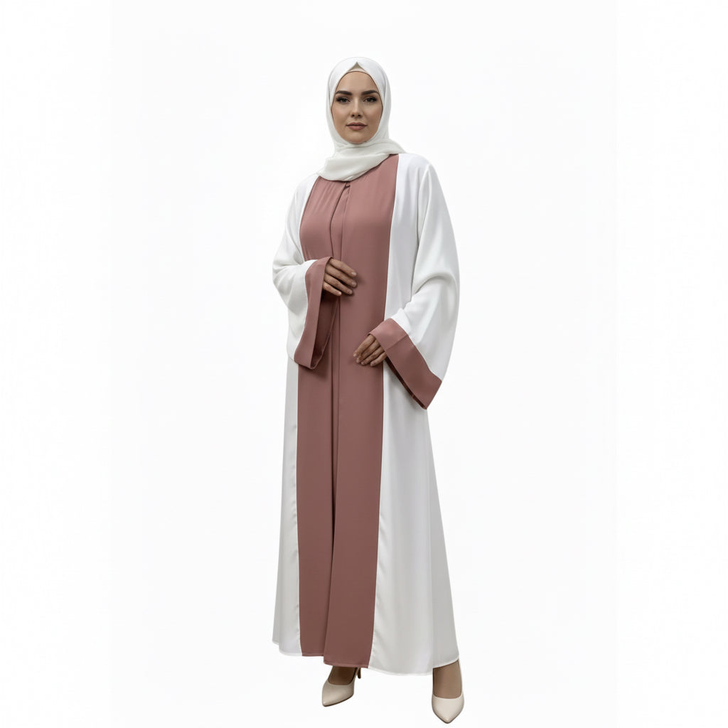 Patchwork Relaxed Fit Abaya