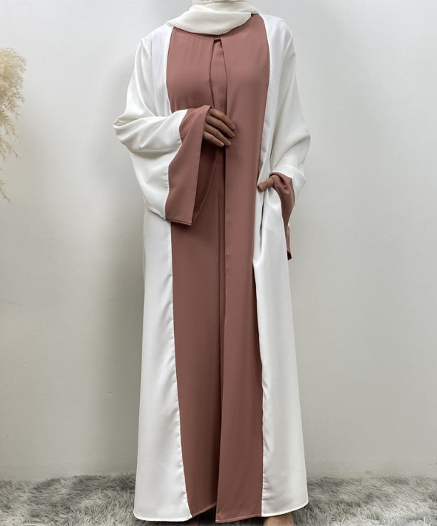 Patchwork Two-Pieces Abaya Set