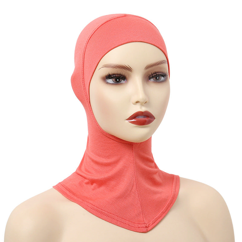 Modal Cotton Elastic Headscarf Cap, Hijab Cap, Sports Hijab