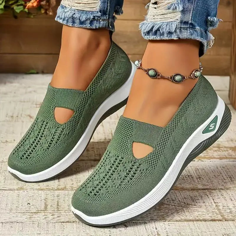 Women’s Walking Shoes Soft Bottom Casual Mesh Shoes