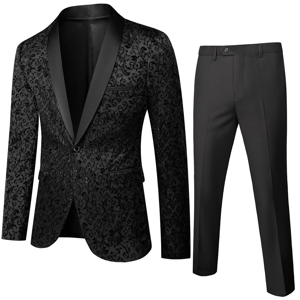 Men's Slim Fit Two-Pieces Suit | Business Casual