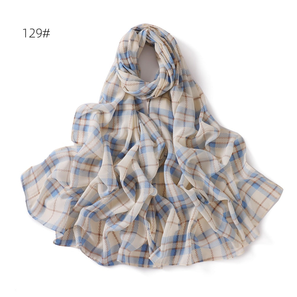 Women's Printed Chiffon Scarf