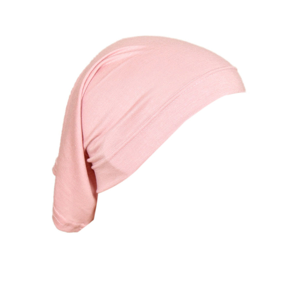 Modal Monochrome Hijab Cap - Elastic Cotton Inner Bonnet