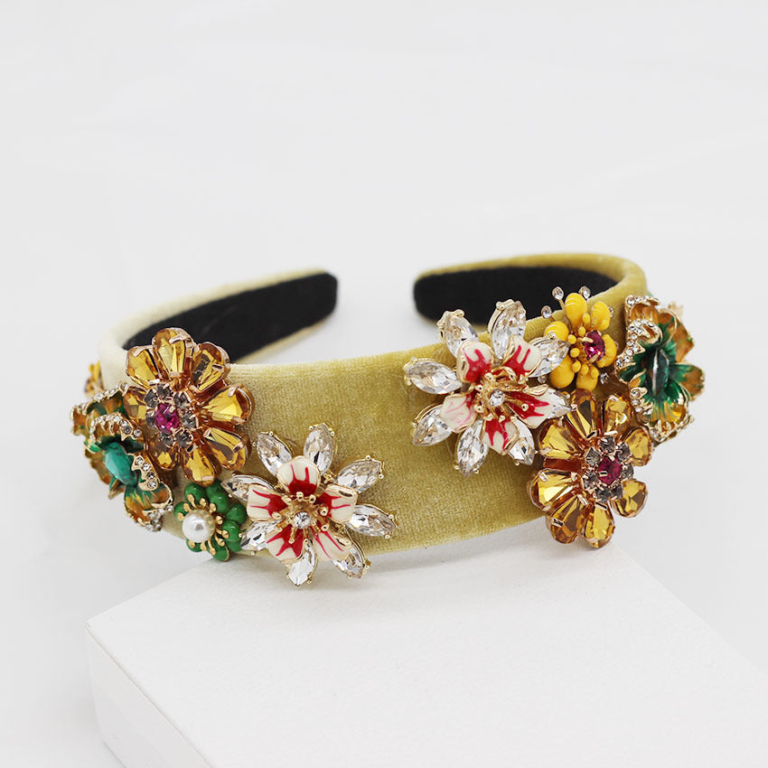 Baroque Crystal Bridal Headband