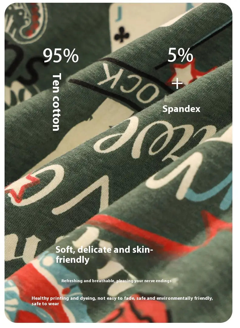 Cotton Casual Print Boxer Shorts