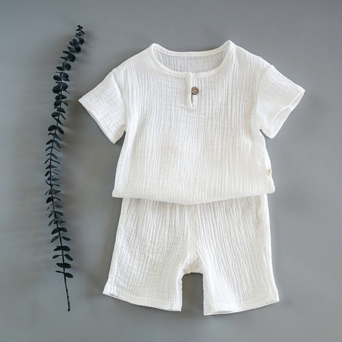 Kids’ 2-Pieces Summer Set Short Sleeve top with Shorts Set for Boys