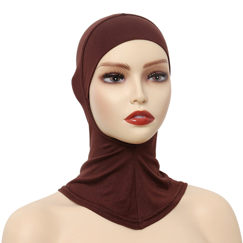 Modal Cotton Elastic Headscarf Cap, Hijab Cap, Sports Hijab