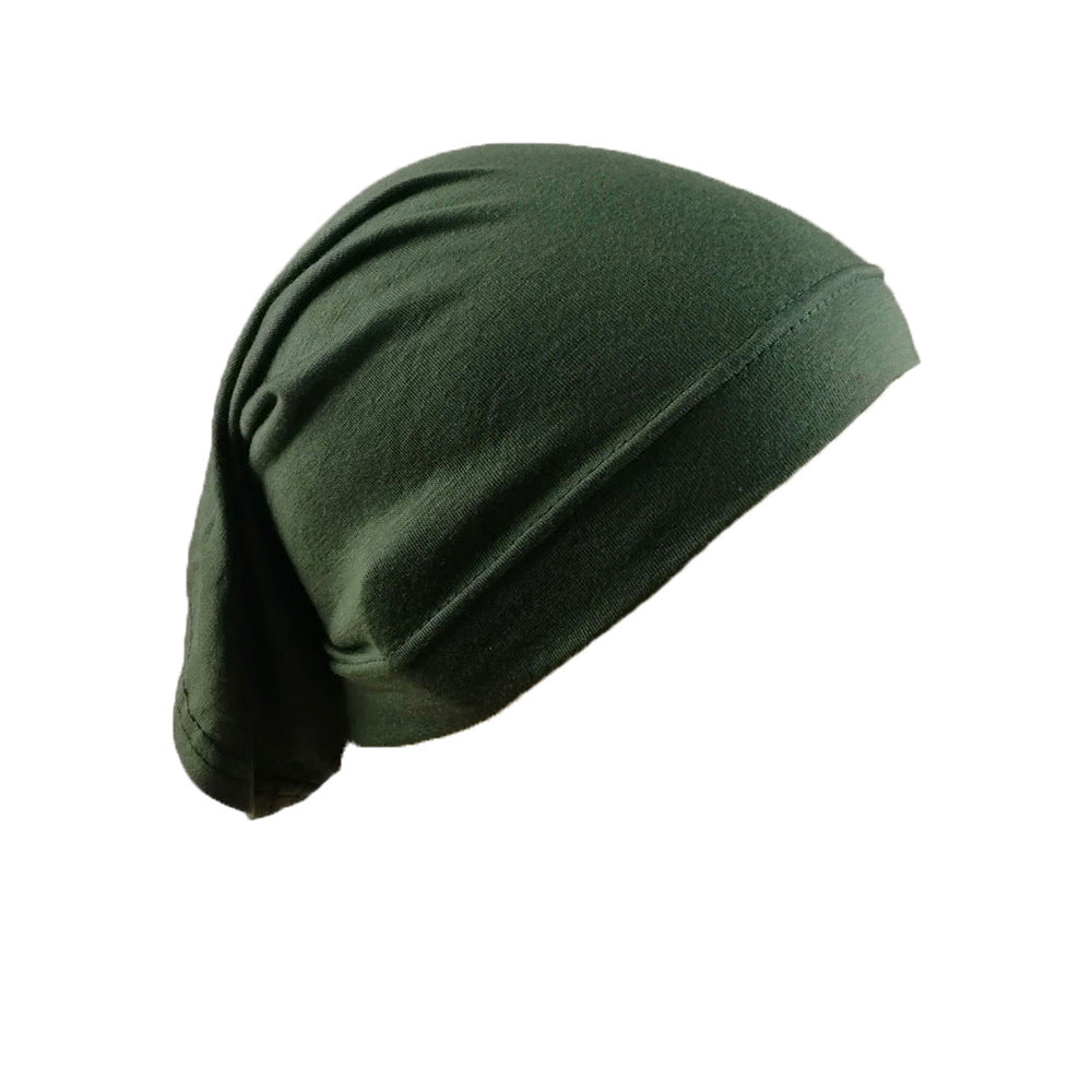Modal Monochrome Hijab Cap - Elastic Cotton Inner Bonnet