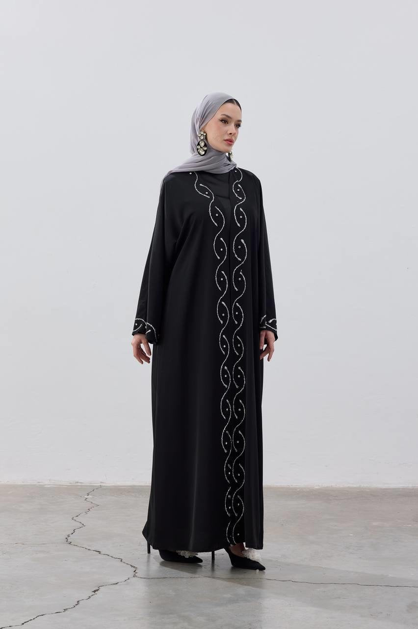 Stone Detailed Premium Abaya