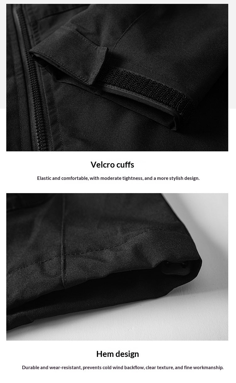 Men's Corduroy Hooded Jacket – Lightweight Outdoor Coat