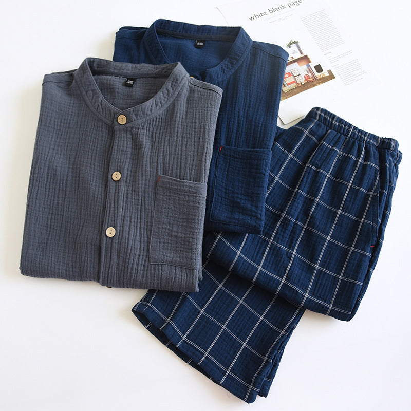 Men's Cotton Pajama Set, Men's Sleepwear