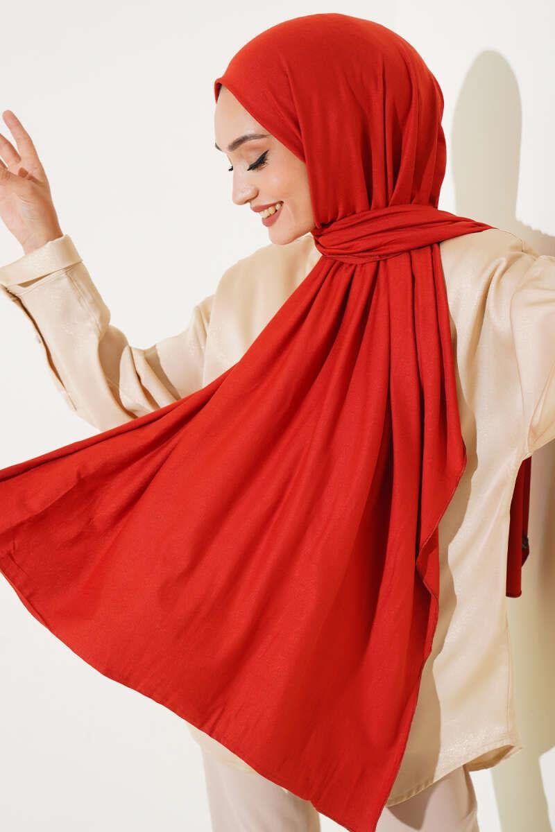 Plain Combed Cotton Hijab Shawl — Stone & Tile
