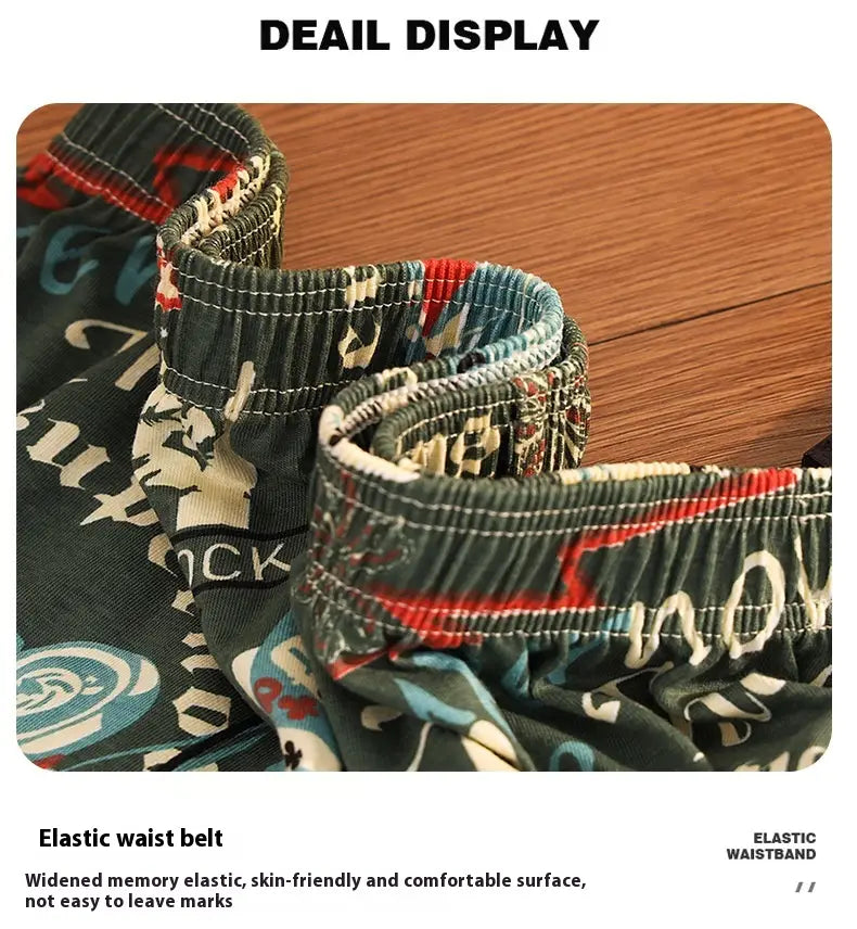 Cotton Casual Print Boxer Shorts