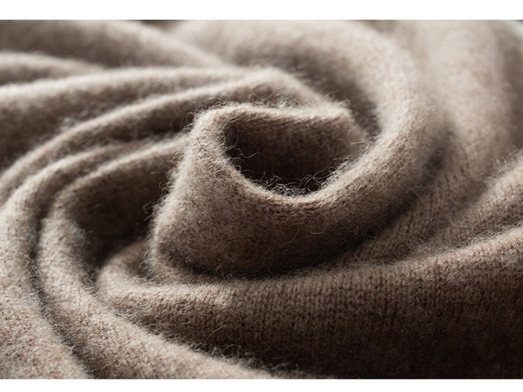 Knitted Triangular Cashmere Shawl For Women