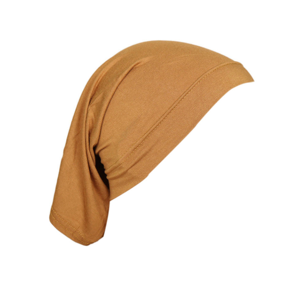 Modal Monochrome Hijab Cap - Elastic Cotton Inner Bonnet