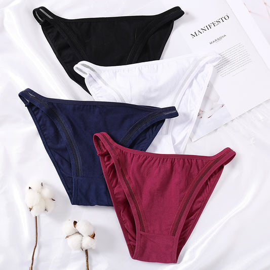 Low Waist Comfortable Panties, Women's Cute Underwear
