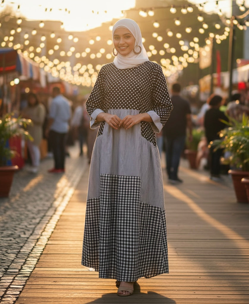 Women’s Bohemian Patchwork Dress