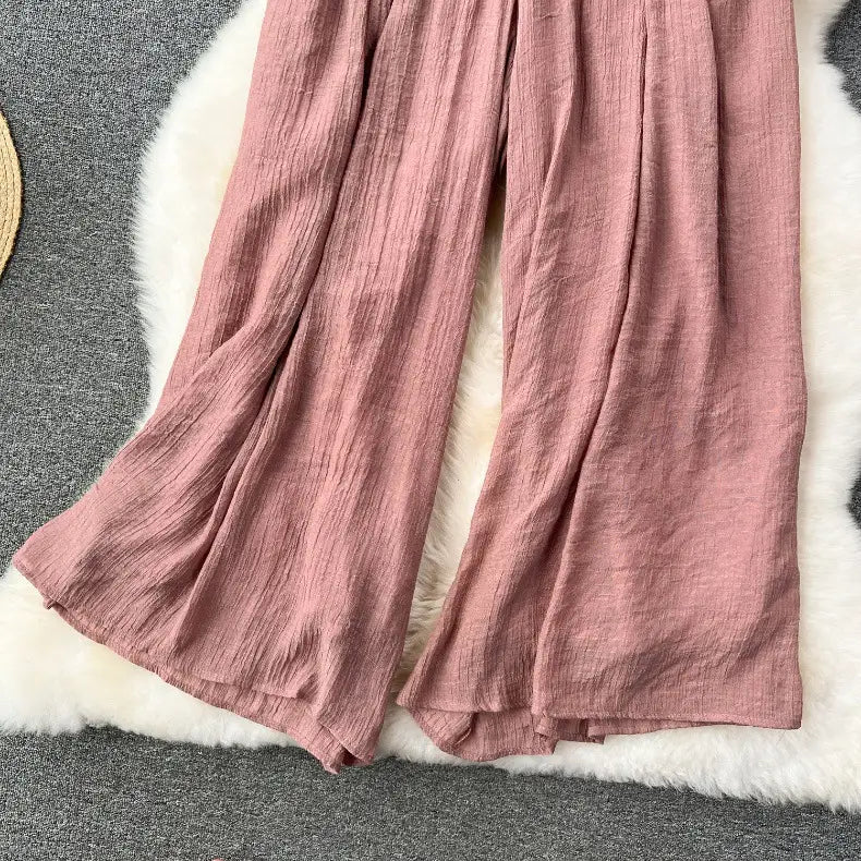 Girls’ Lightweight High Waist Chiffon Pants