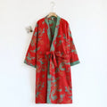 Retro Jacquard Bathrobe, Japanese Kimono Robe