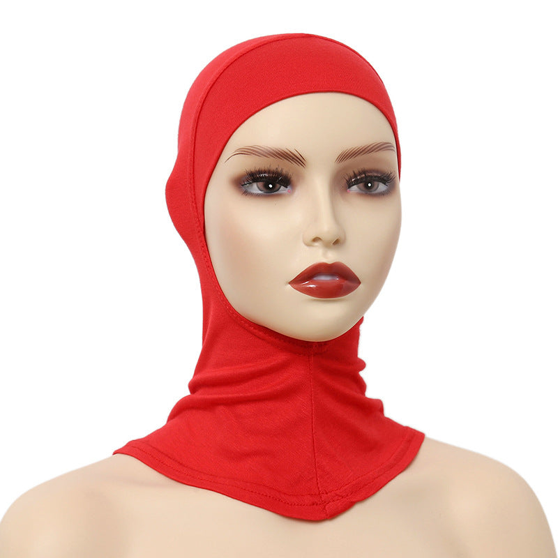 Modal Cotton Elastic Headscarf Cap, Hijab Cap, Sports Hijab