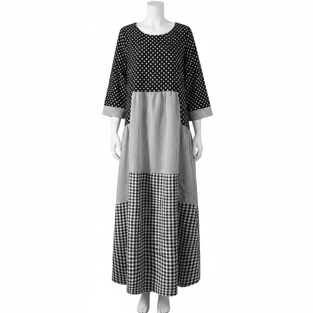 Women’s Bohemian Patchwork Dress