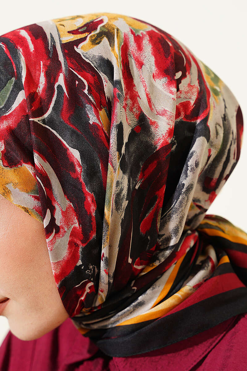 Patterned Premium Summer Square Scarf