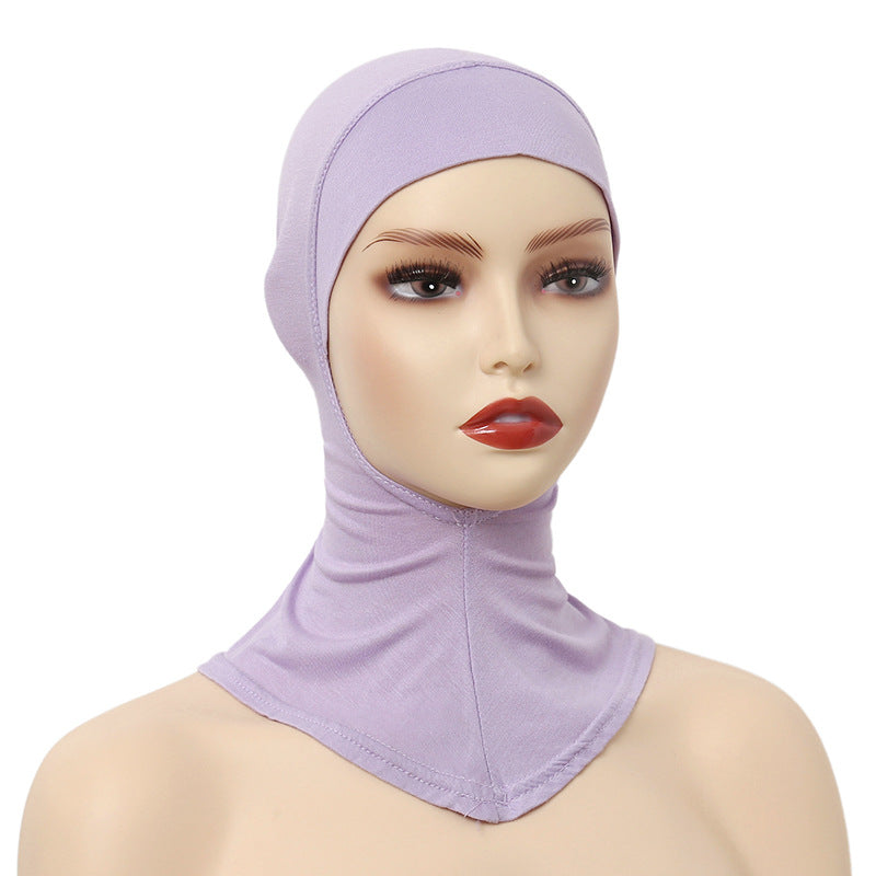 Modal Cotton Elastic Headscarf Cap, Hijab Cap, Sports Hijab