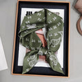 Women's 70x70 Square Scarf, High-end Neckerchief, Versatile Silk Scarf
