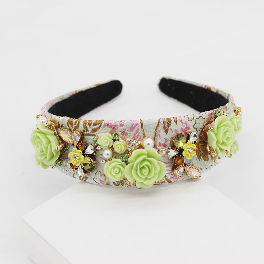 Baroque Crystal Bridal Headband